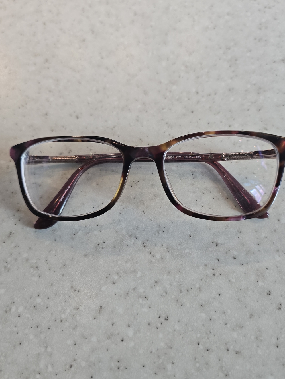 GUESS GU2658 071 Eyeglasses Frames Brown Tortoise Pink 52-17-135 Women's